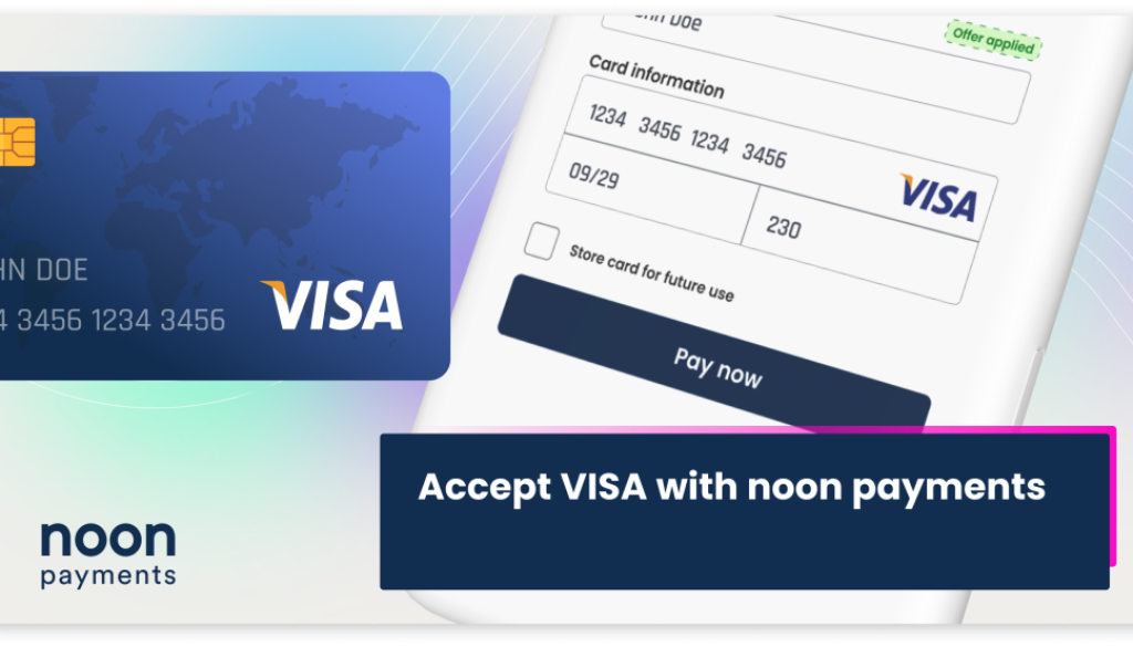 Accept Visa with Noon Paymnets