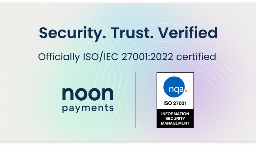 noon Payments ISO Certificate